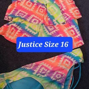 Lot of 9 Girls Bathing Suits 14-16 Girls